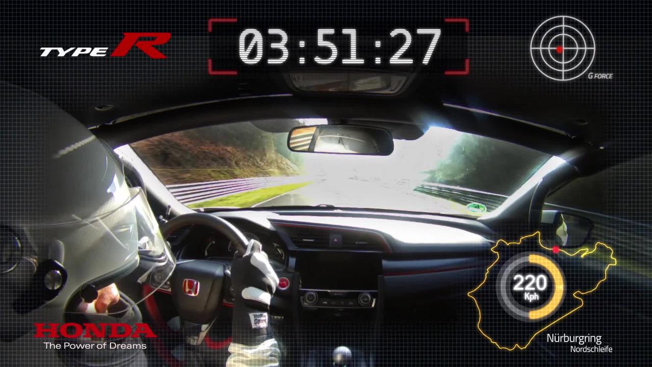 Watch The Honda Civic Type R S Nurburgring Lap Record Here Top Gear