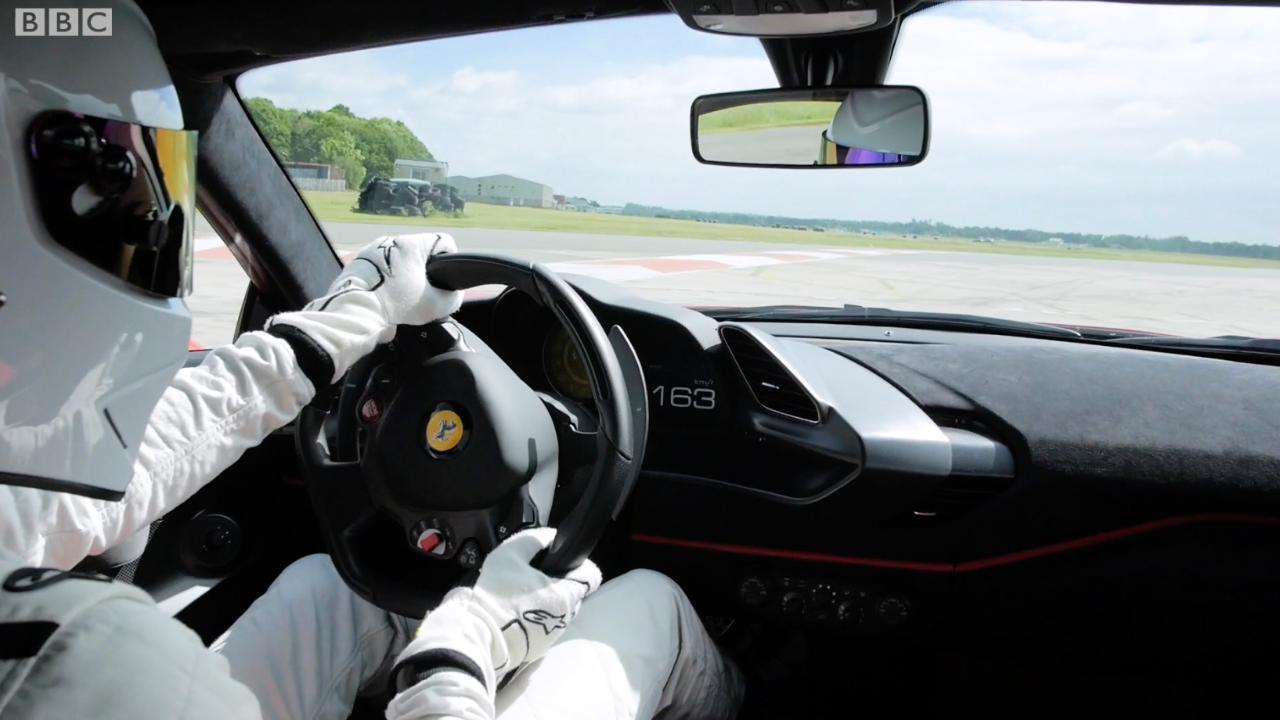 Ride Along With Stig In A Ferrari 488 Pista Top Gear