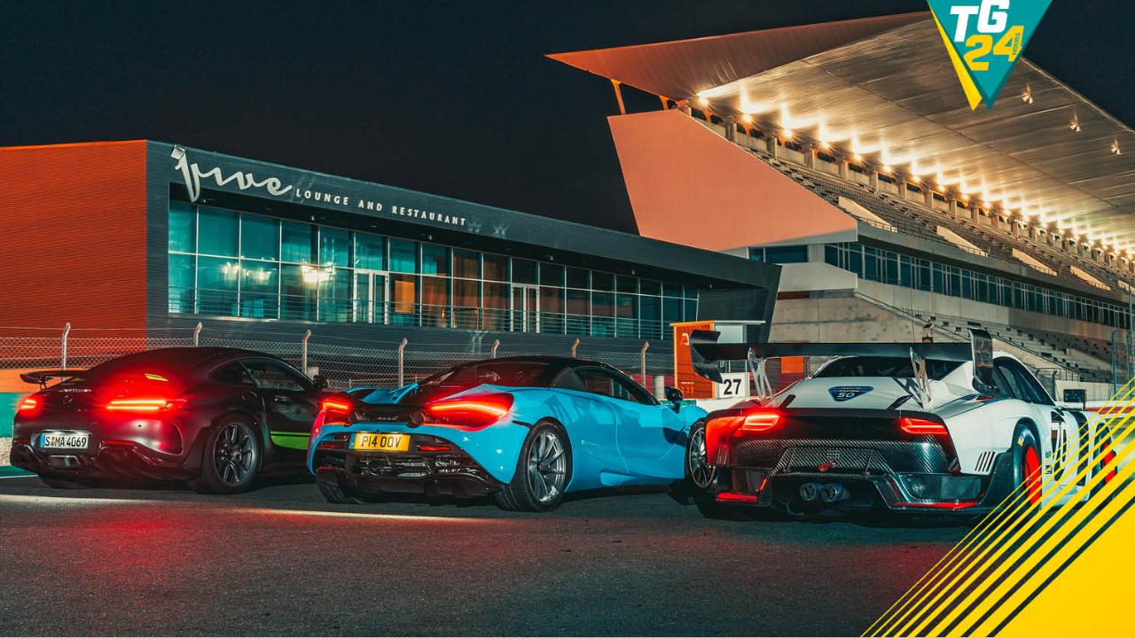 Tg24 Drag Race Porsche 935 Vs Mclaren 720s Spider Vs Mercedes Amg