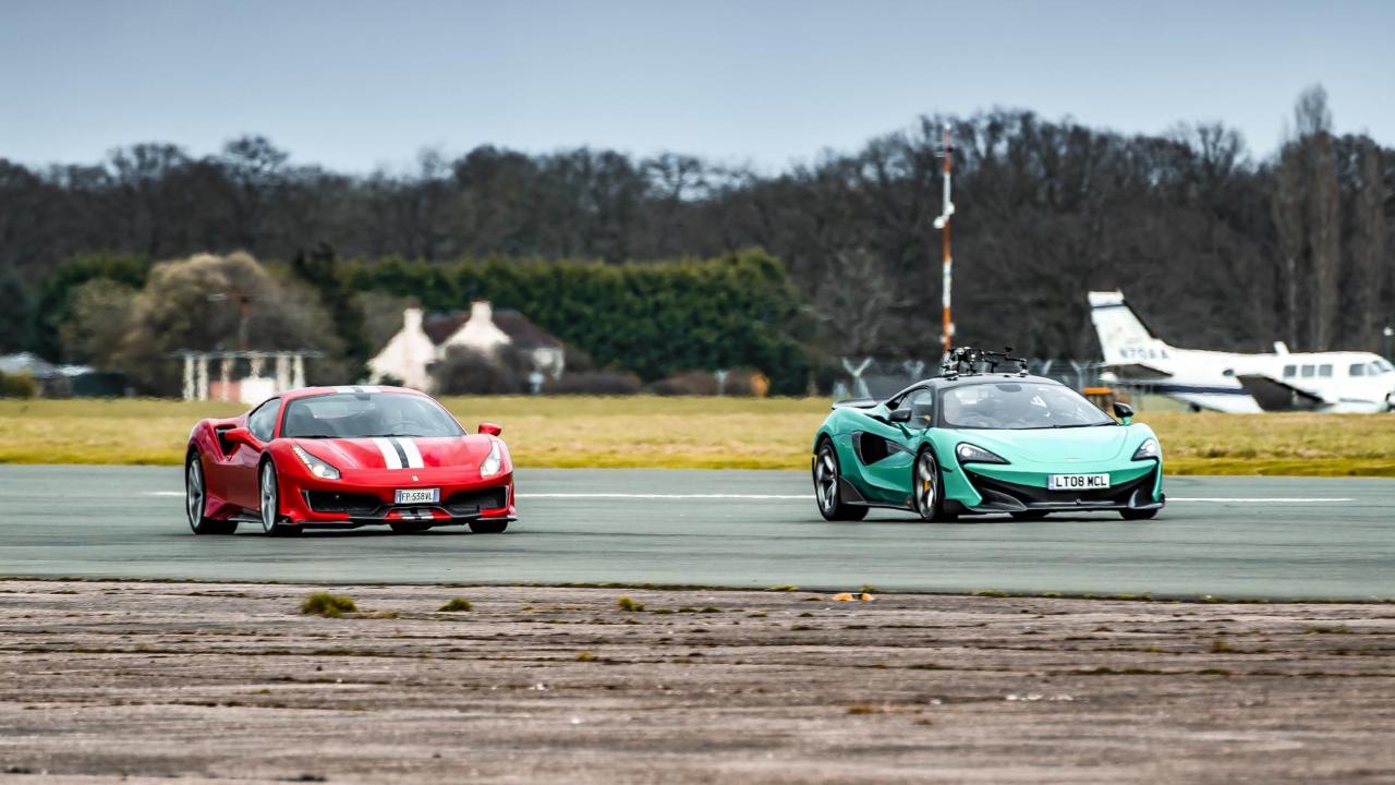 Tg Tv Chris Harris Vs The Ferrari 488 Pista And Mclaren