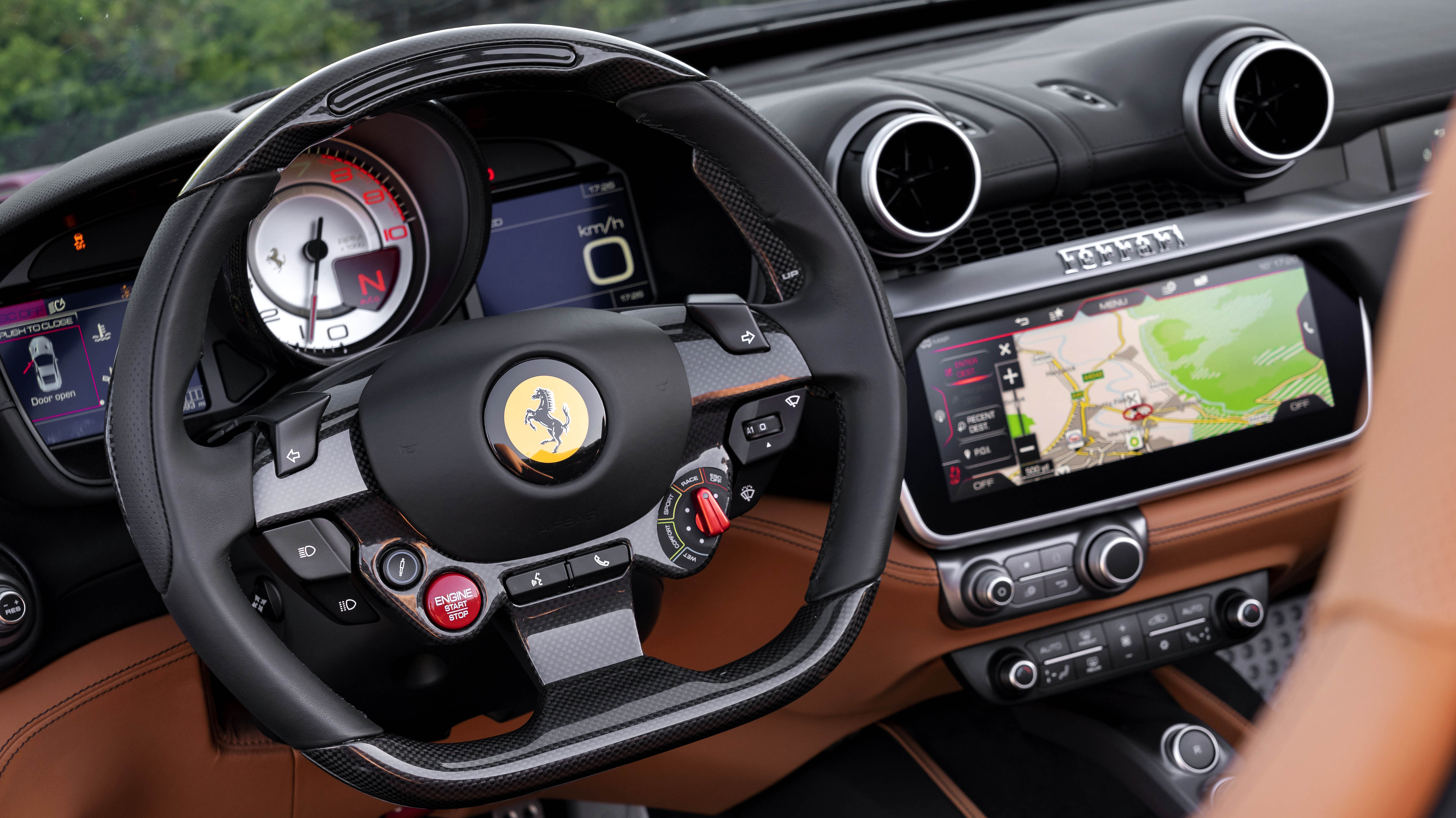 Ferrari Portofino M Interior Layout