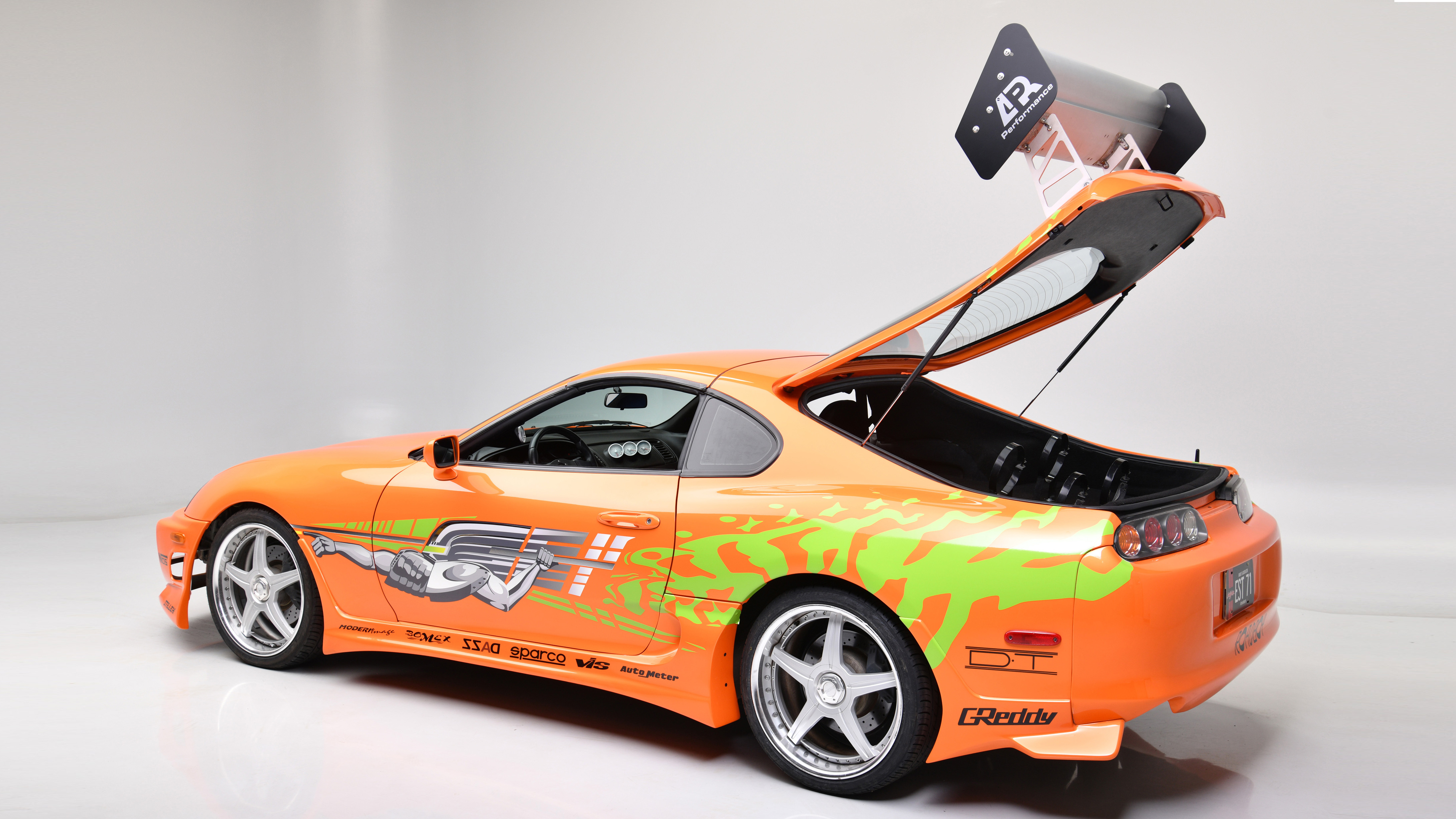 Paul Walker's Orange Toyota Supra from Fast & Furious Sale