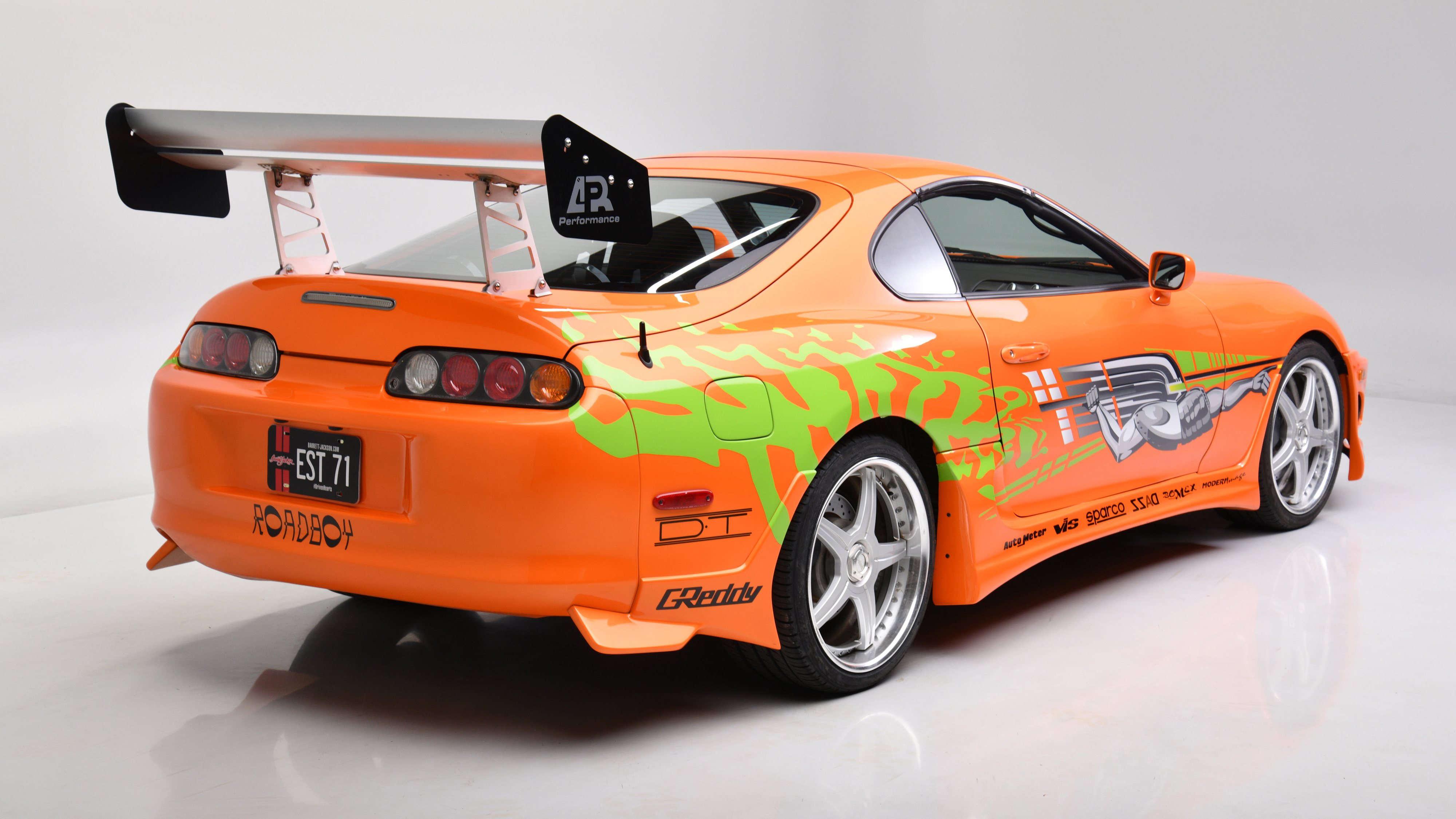 Paul Walker's Orange Toyota Supra from Fast & Furious Sale