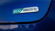 Kia Soul EV exterior badge detail