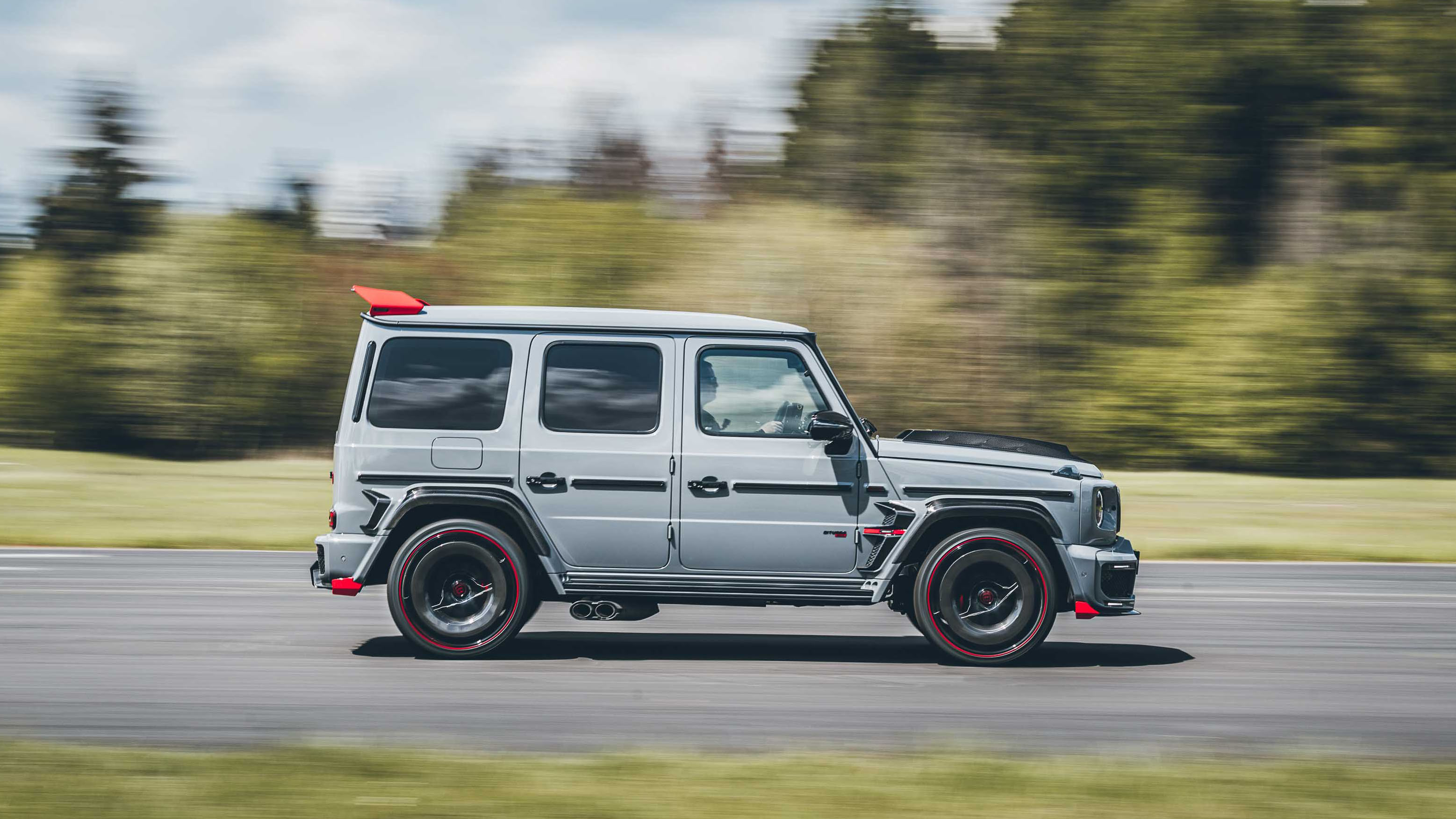 Brabus Has Put A Massive Wing On A G Wagen Top Gear Brabus Has Put A Massive Wing On A G Wagen Top Gear