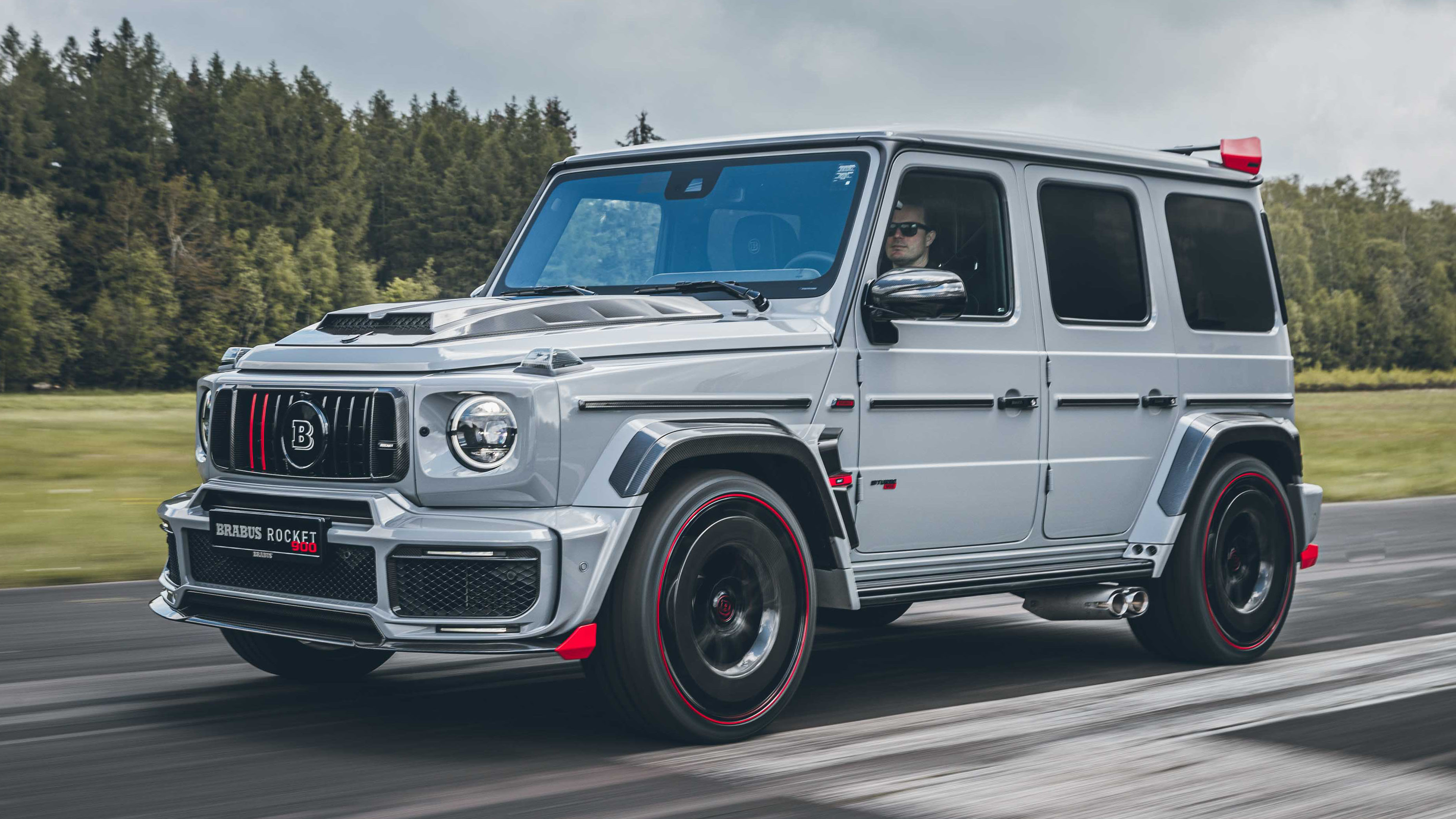Brabus Has Put A Massive Wing On A G Wagen Top Gear Brabus Has Put A Massive Wing On A G Wagen Top Gear