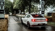 Polestar 2 Experimental at Goodwood start line