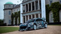 Ford Puma hybrid WRC car