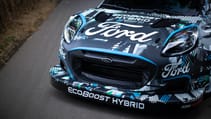 Ford Puma hybrid WRC car