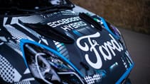 Ford Puma hybrid WRC car