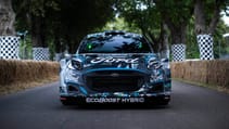 Ford Puma hybrid WRC car