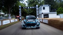 Ford Puma hybrid WRC car