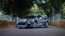 Ford Puma hybrid WRC car