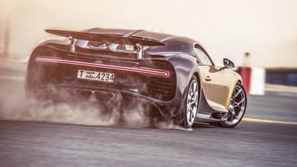 Bugatti Chiron drift