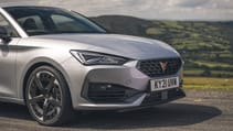 Cupra Leon hatchback front end detail