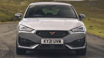 Cupra Leon hatchback front end static