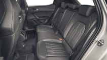 Cupra Leon hatchback interior rear seats