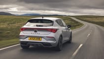 Cupra Leon hatchback rear end dynamic
