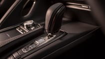 Lexus LC500 coupe yellow gear selector