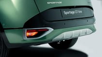 New Kia Sportage rear bumper detail