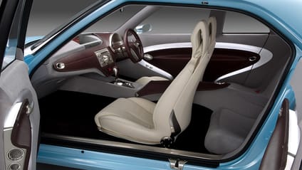 Close-up view of Nissan Foria interior