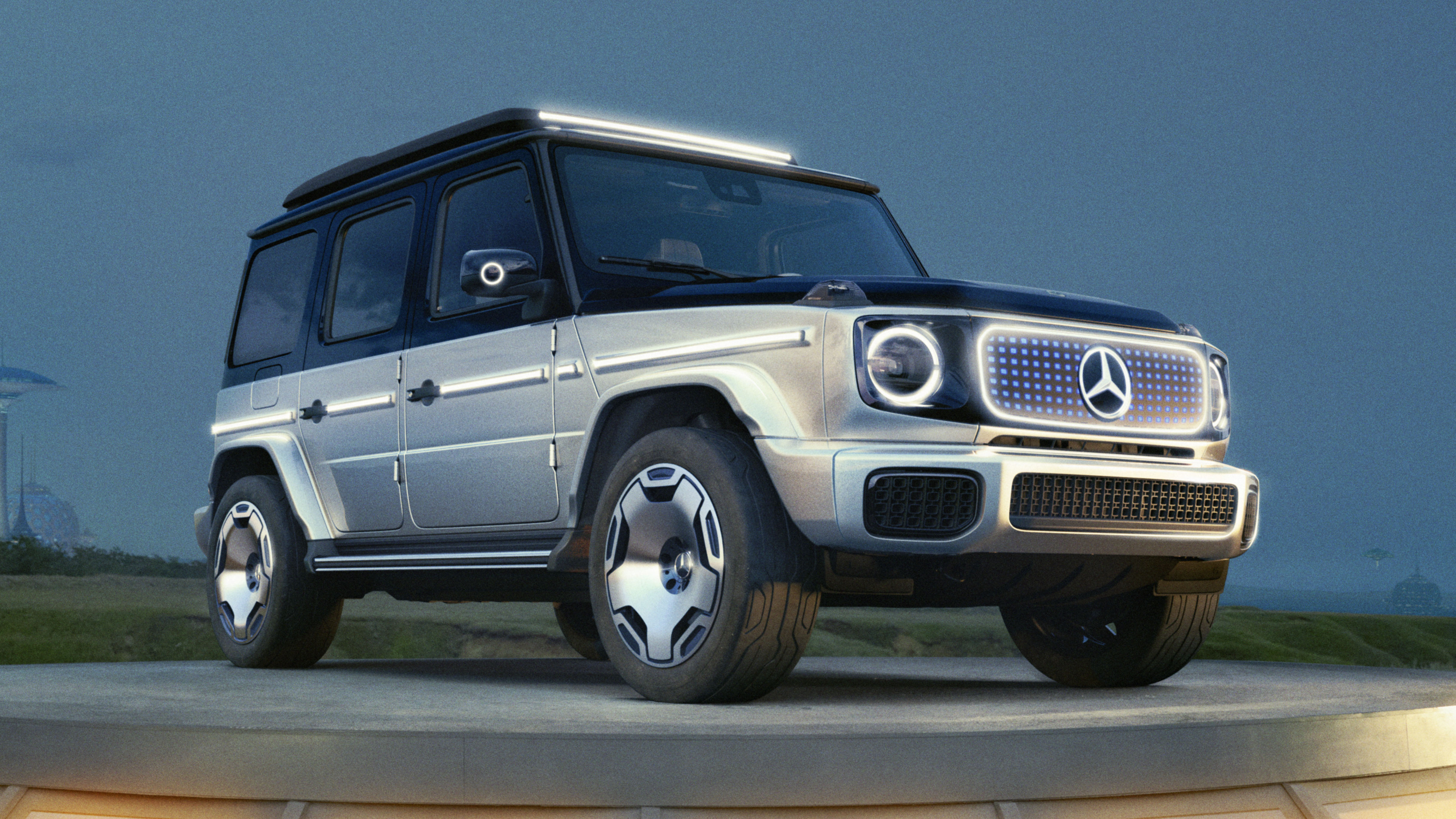 The Mercedes G-Class has gone electric: this is the EQG concept | Top Gear