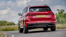 Skoda Kamiq red rear view