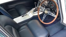 Jaguar E-Type restoration interior
