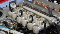 Jaguar E-Type restoration engine bay