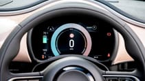 Fiat 500C dash display detail