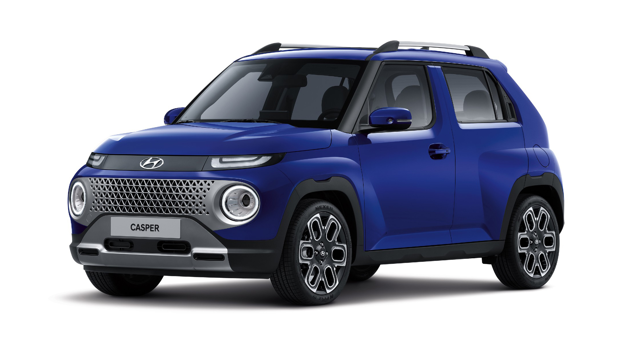 Hyundai Casper crossover blue