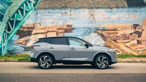Nissan Qashqai Ceramic Grey side profile