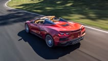New Corvette Z06 red convertible