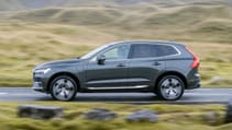 Volvo XC60 Recharge grey side profile