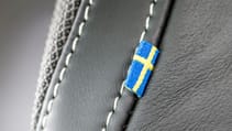 Volvo XC60 Recharge Swedish flag seat label
