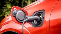 Volvo XC60 Recharge plugged in to charge