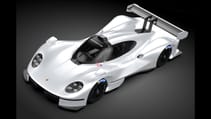 Porsche 911 GT1 Le Mans hypercar render