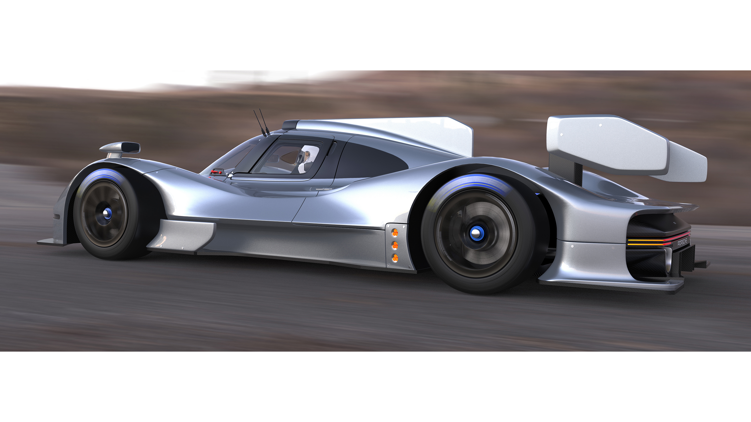 Porsche 911 GT1 Le Mans hypercar render