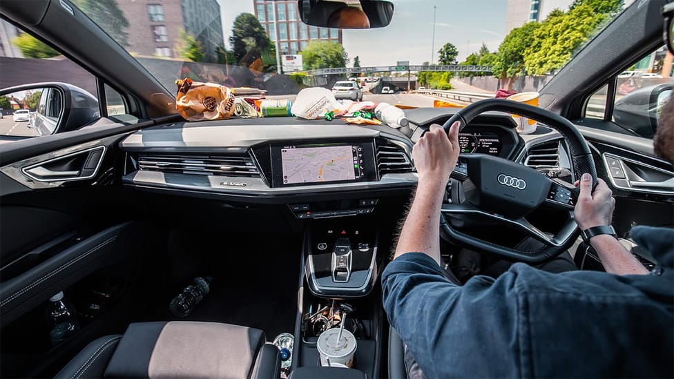 Eking out range in a Q4 etron