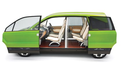 Honda WOW concept side view with sliding doors open