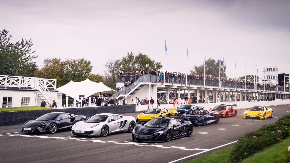 McLaren 12C, Artura, P1, 675LT, 720S and Senna at Goodwood Motor Circuit
