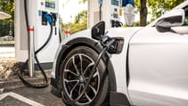 Porsche Taycan 4S Cross Turismo charging