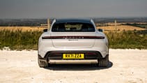 Porsche Taycan 4S Cross Turismo rear end parked
