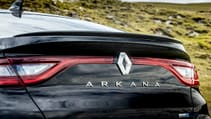 Renault Arkana rear boot shape detail