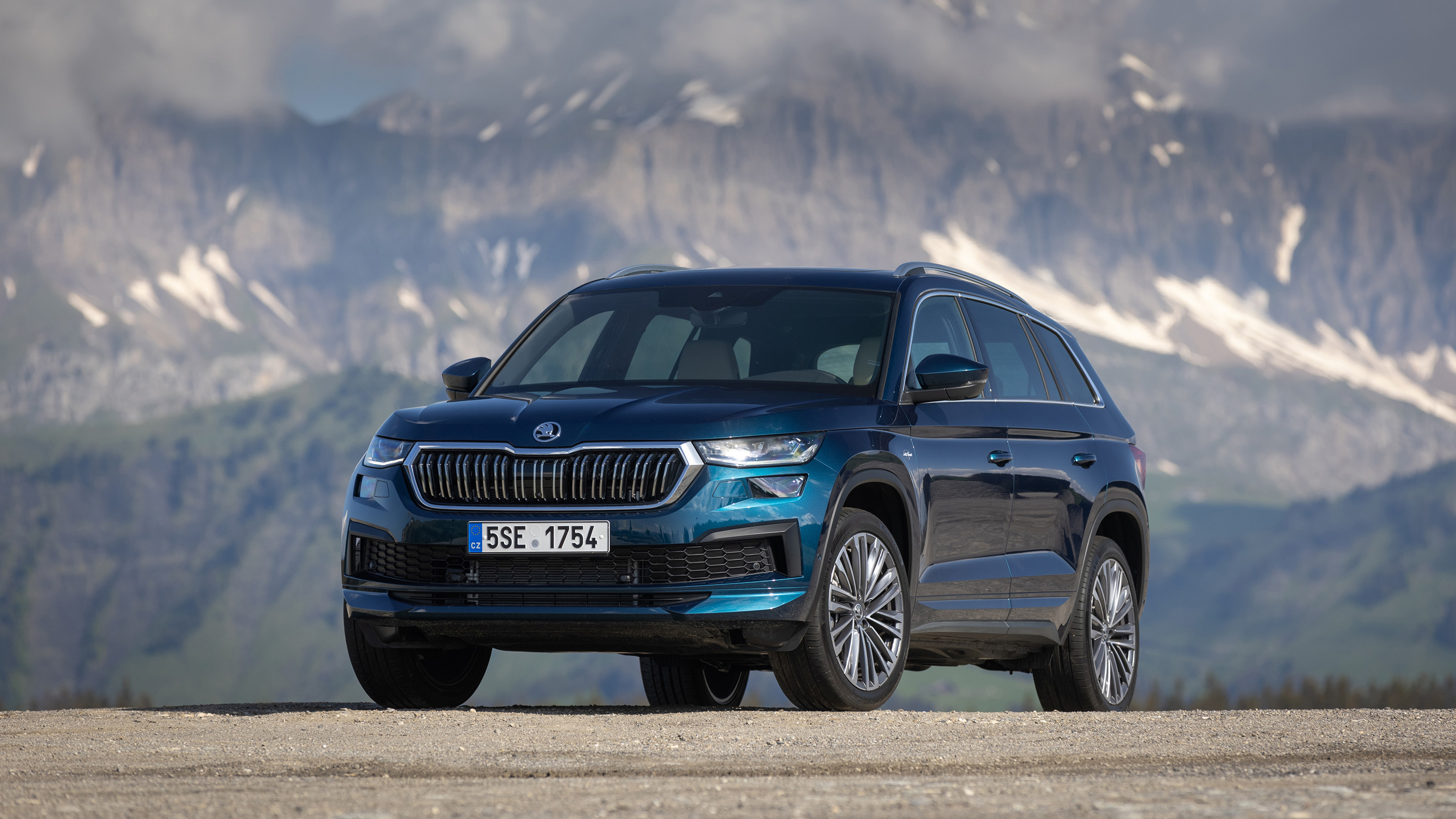 Автопутешествие обои на рабочий стол Kodiaq