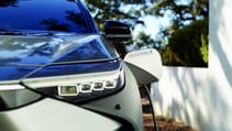 Toyota bZ4X electric car front light