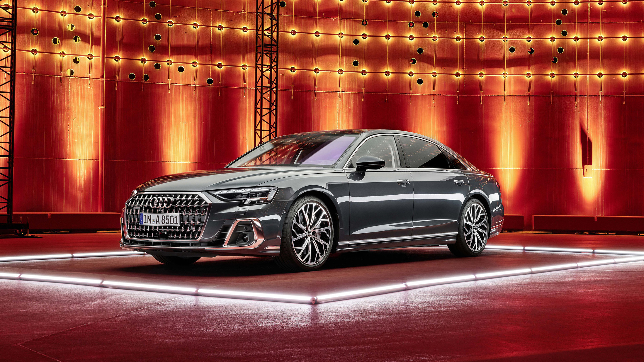 This is the newly facelifted Audi A8