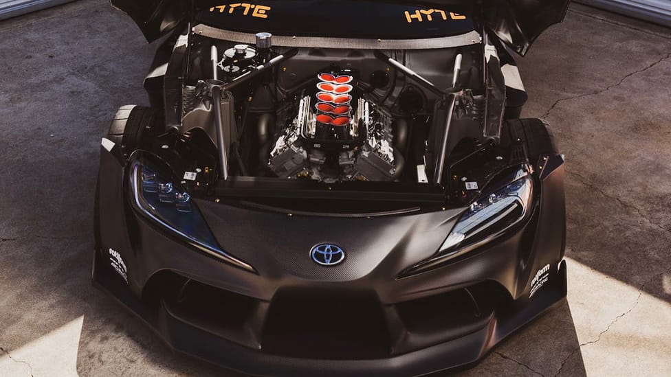 Behold a 750bhp, naturallyaspirated V10 Toyota Supra Top Gear