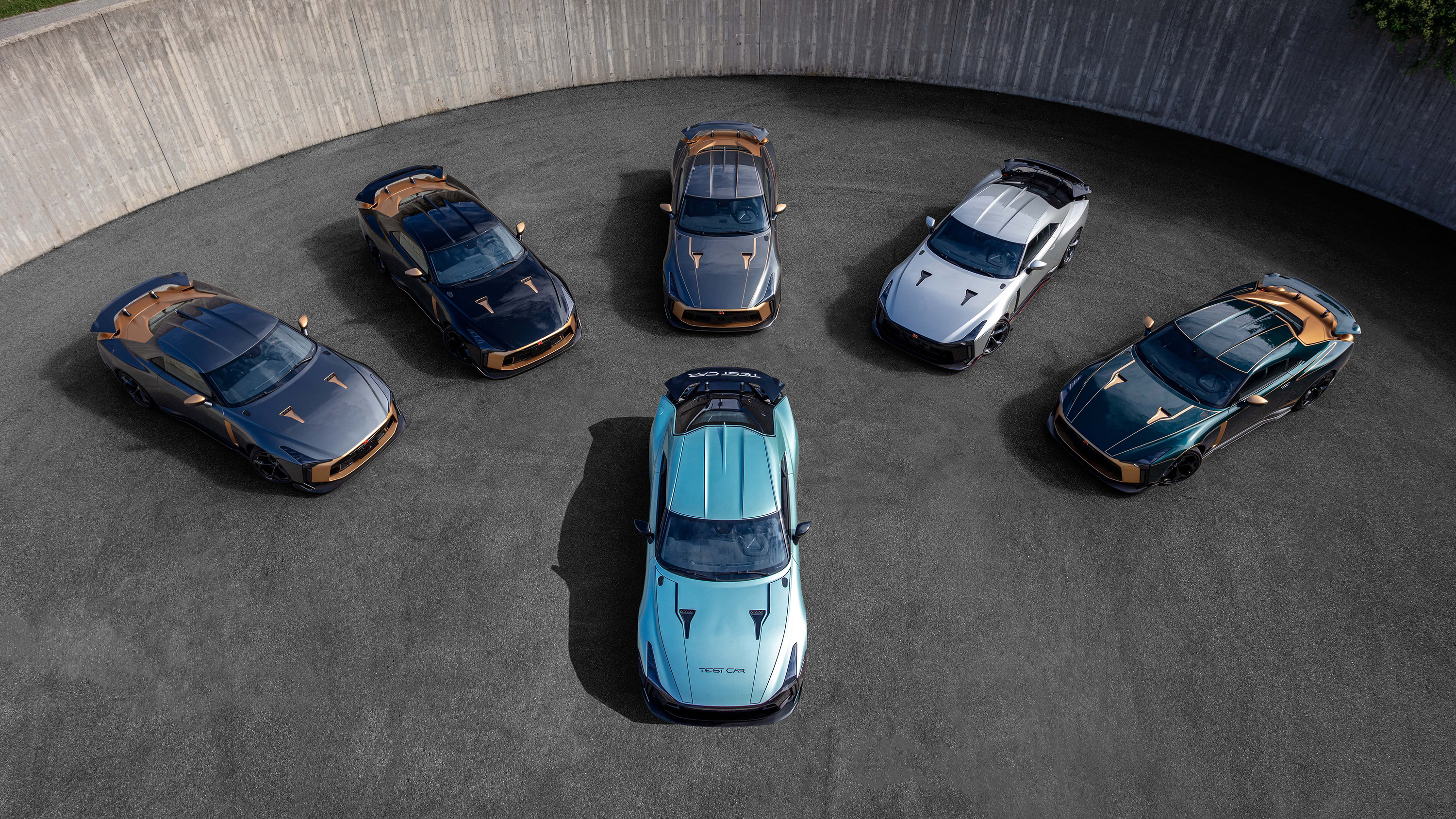 Nissan GT-R 50 by Italdesign first five cars plus the test car