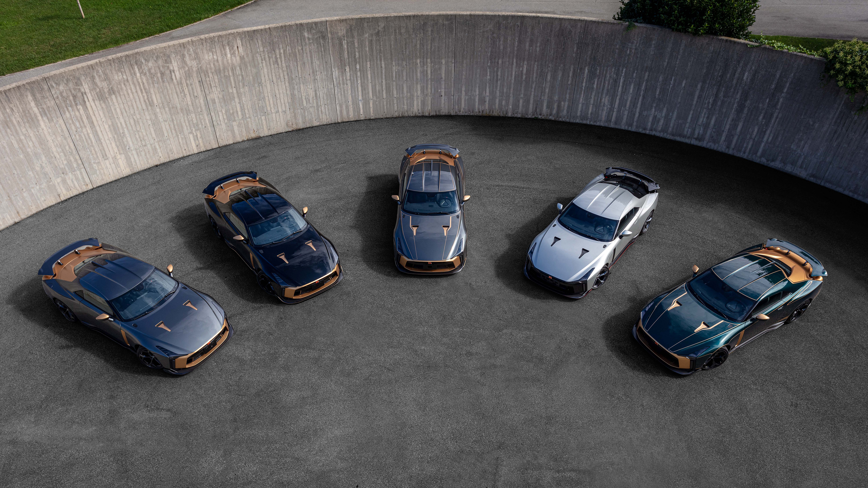 Nissan GT-R 50 by Italdesign first five cars plus the test car